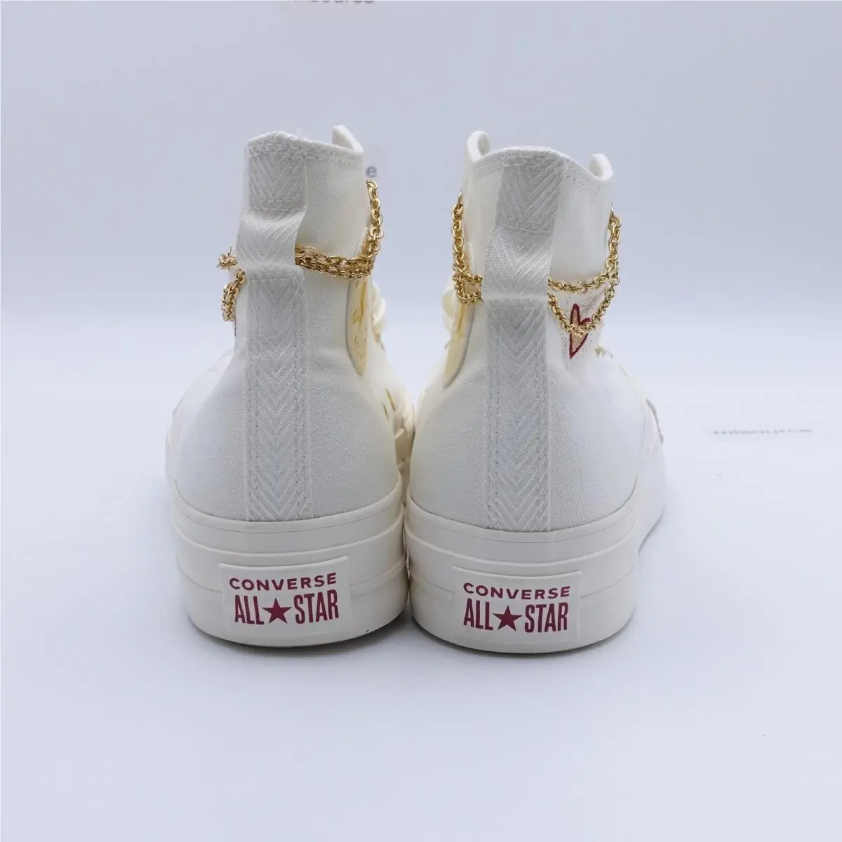 Converse shoes - Converse Chuck Taylor All Star Lift Platform - A04453C - Beige, Manufacturer: Egret/ThriftShop Yellow (UPC: 194434128901) 6