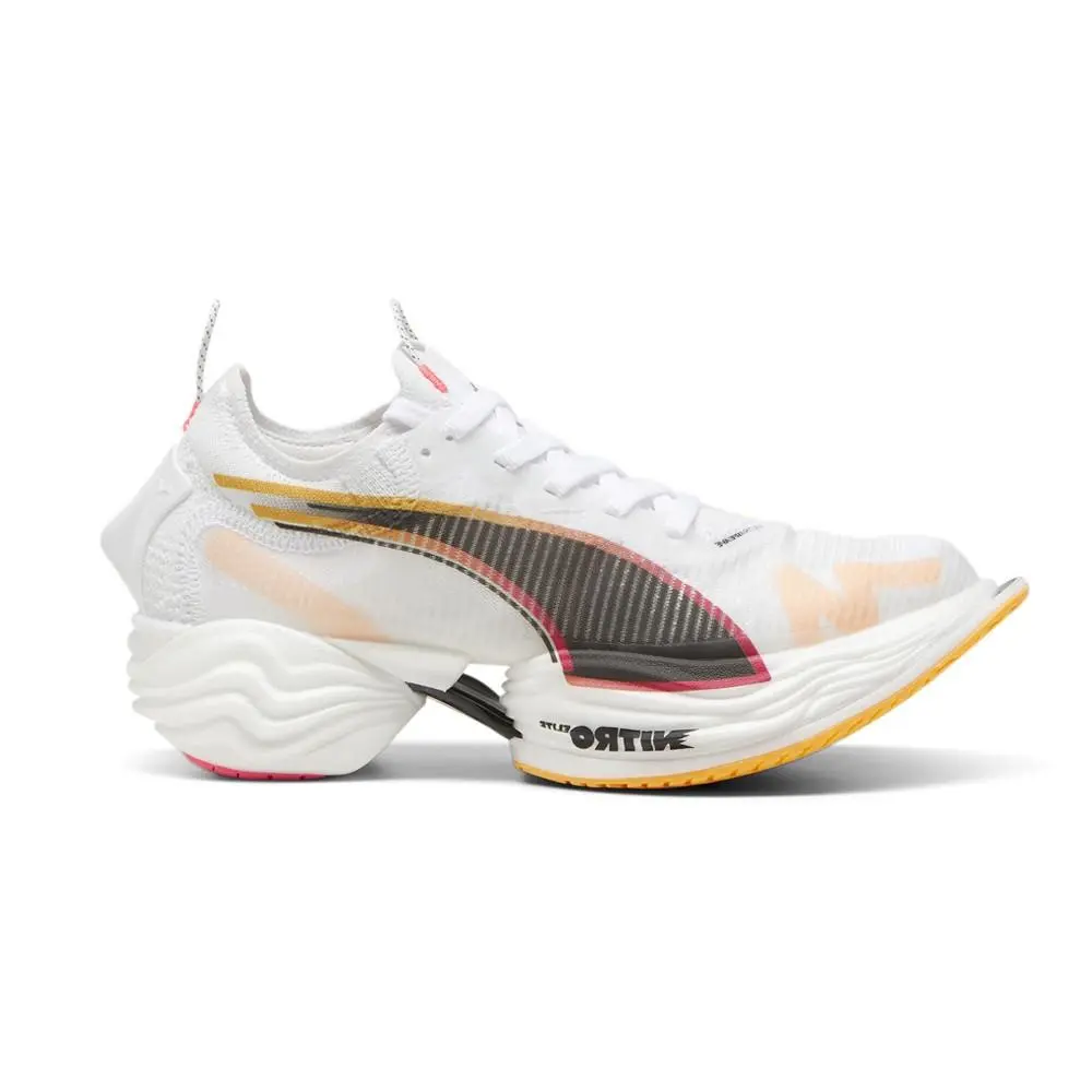 Puma Fast R Nitro Elite 2 Running Womens White Sneakers Athletic Shoes 31068401