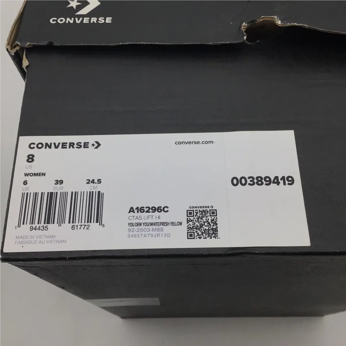 Converse shoes - Converse Chuck Taylor All Star Lift High Top - Blue 4