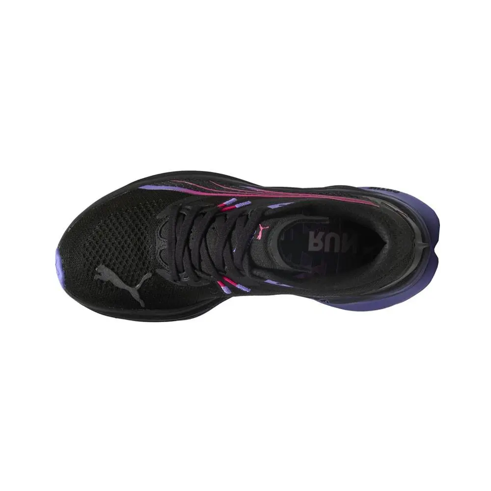 Puma shoes - PUMA Deviate Nitro 3 Digitokyo Running - 31236801 - Black, Purple 2