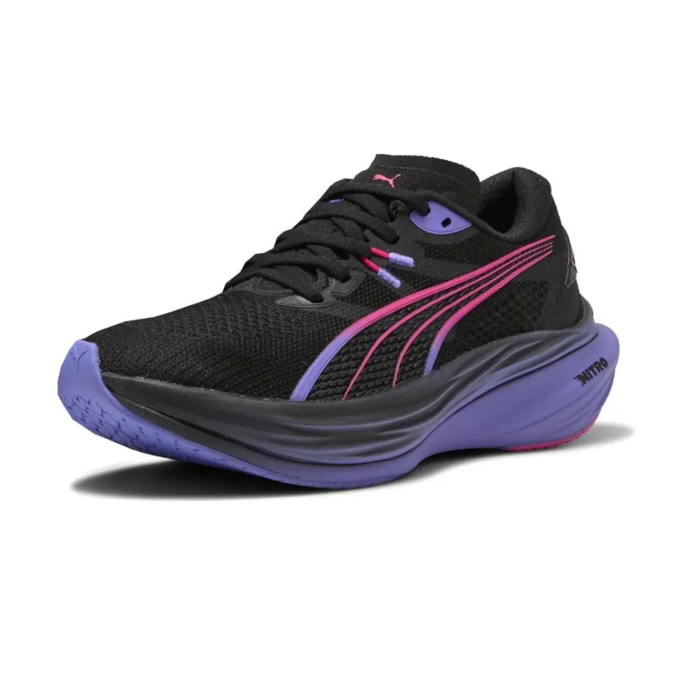 Puma shoes - PUMA Deviate Nitro 3 Digitokyo Running - 31236801 - Black, Purple 6