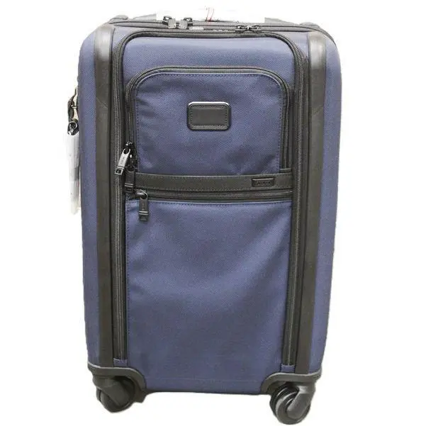 Alpha 22 International Dual Access Carry-on Spinner Blue by Tumi