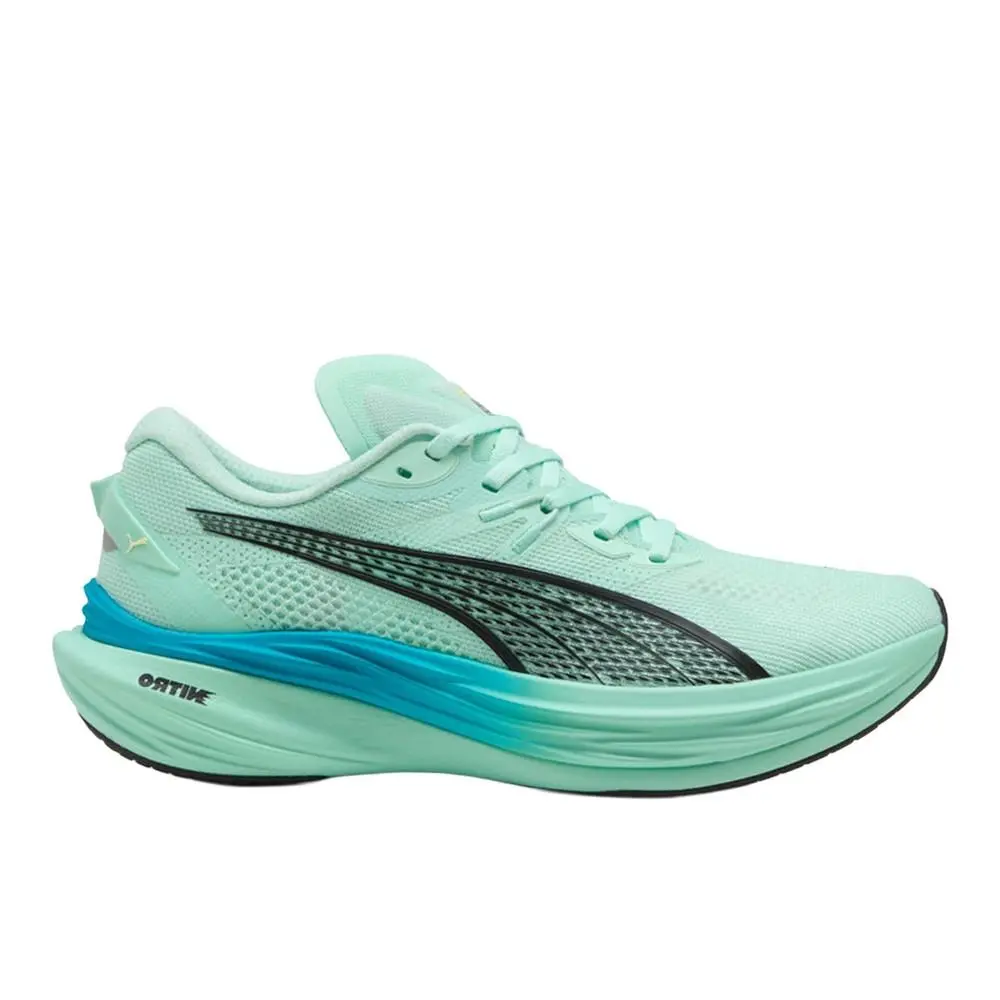 Puma Deviate Nitro 3 Running Mens Green Sneakers Athletic Shoes 30970722
