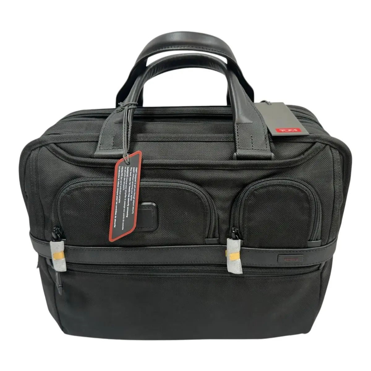Black Alpha 2 Fxt T-pass Expandable Laptop Brief Bag 26145D2 by Tumi