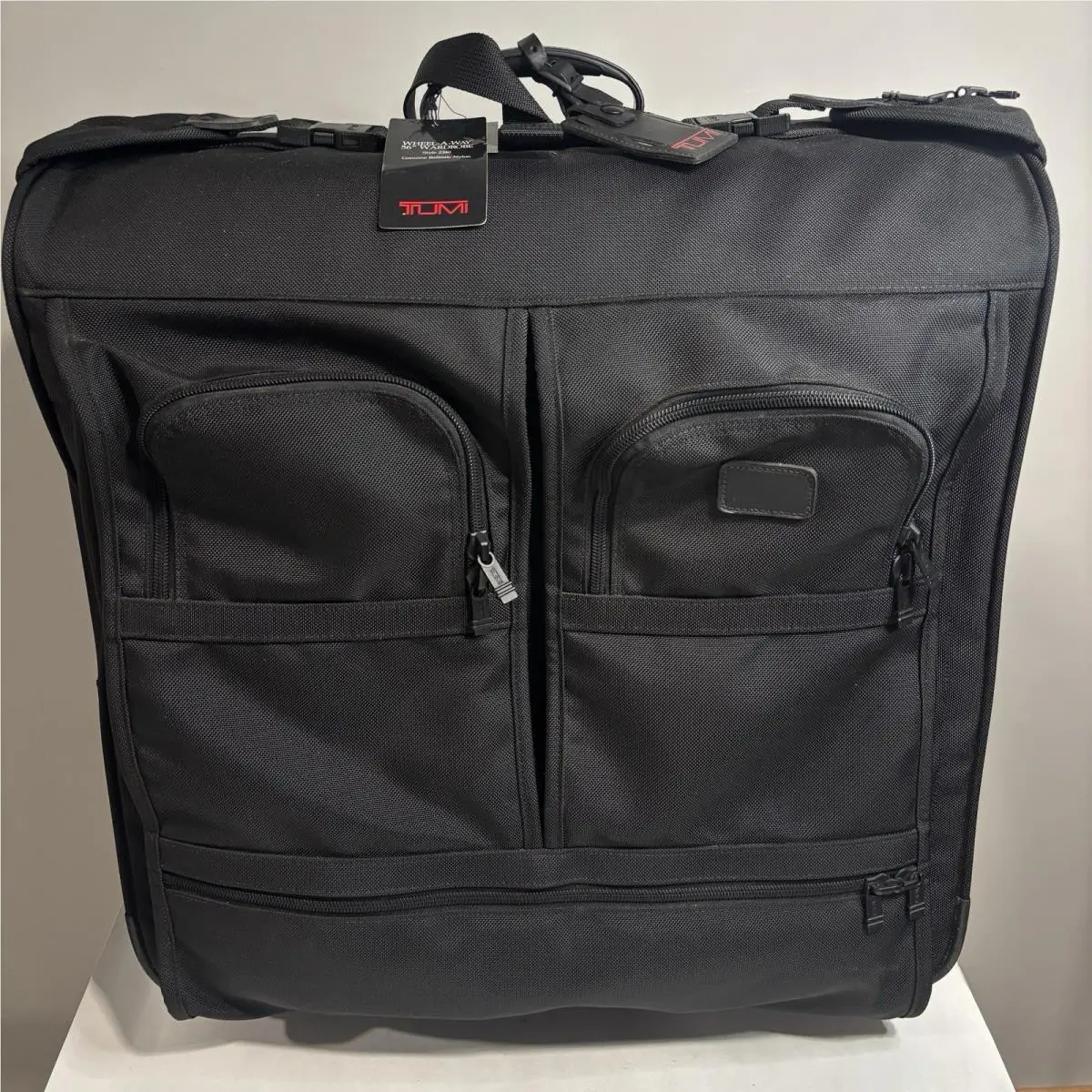 Alpha 2240D3 Extended Trip 2-Wheel Ballistic Nylon Garment Bag 24x56x6 Open by Tumi
