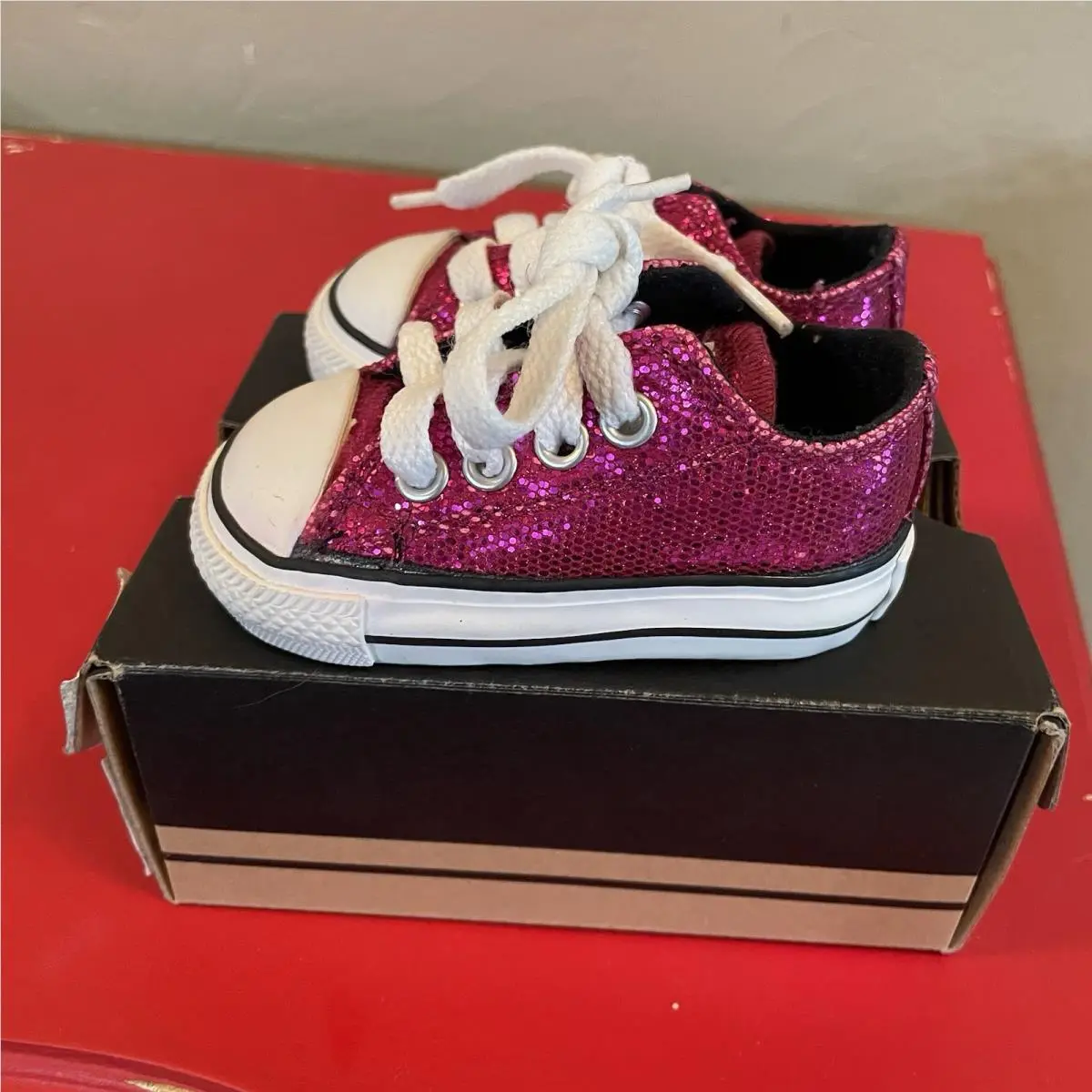 Converse shoes - CT Sparkle OX Bright Pink - Pink 1