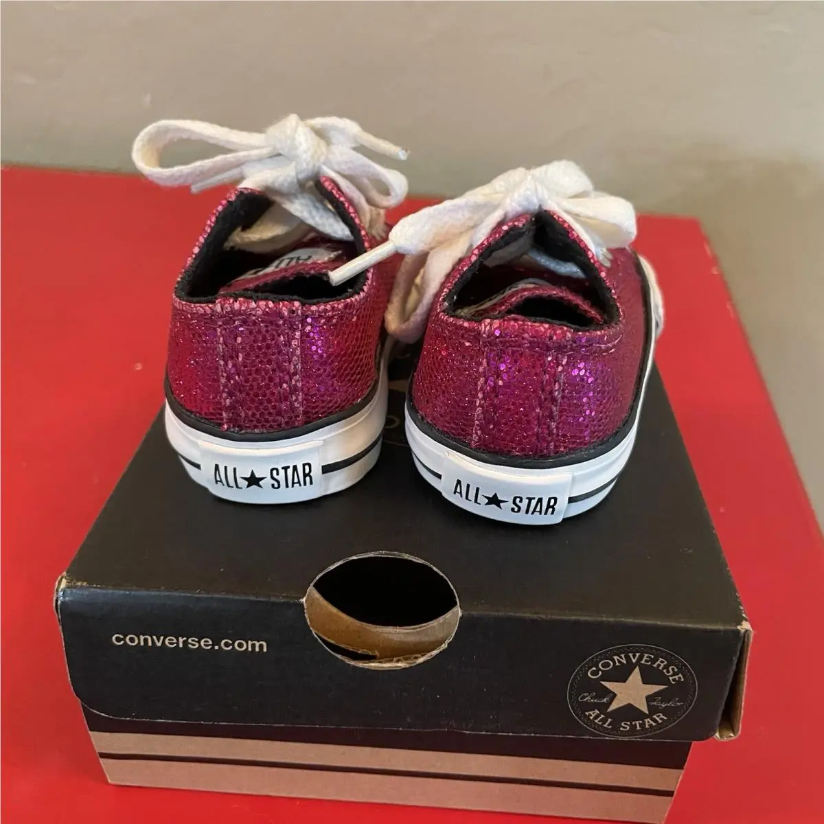 Converse shoes - CT Sparkle OX Bright Pink - Pink 2