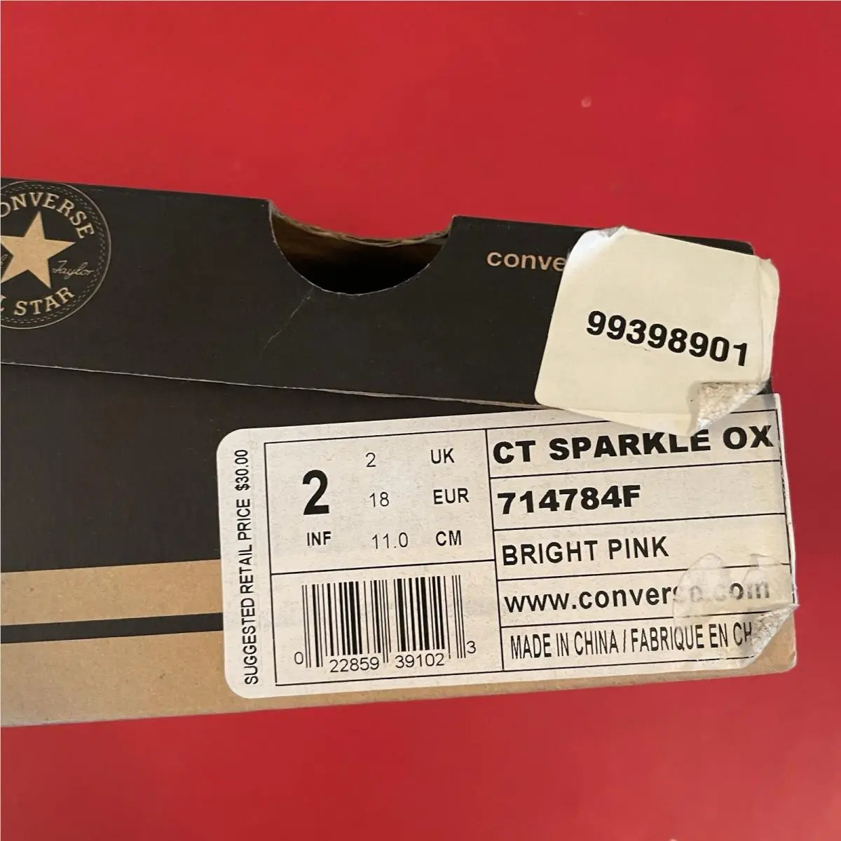 Converse shoes - CT Sparkle OX Bright Pink - Pink 5