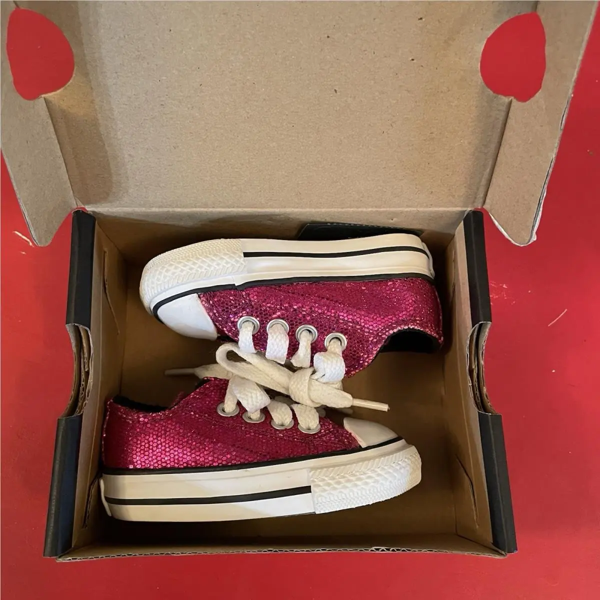 Converse shoes - CT Sparkle OX Bright Pink - Pink 6