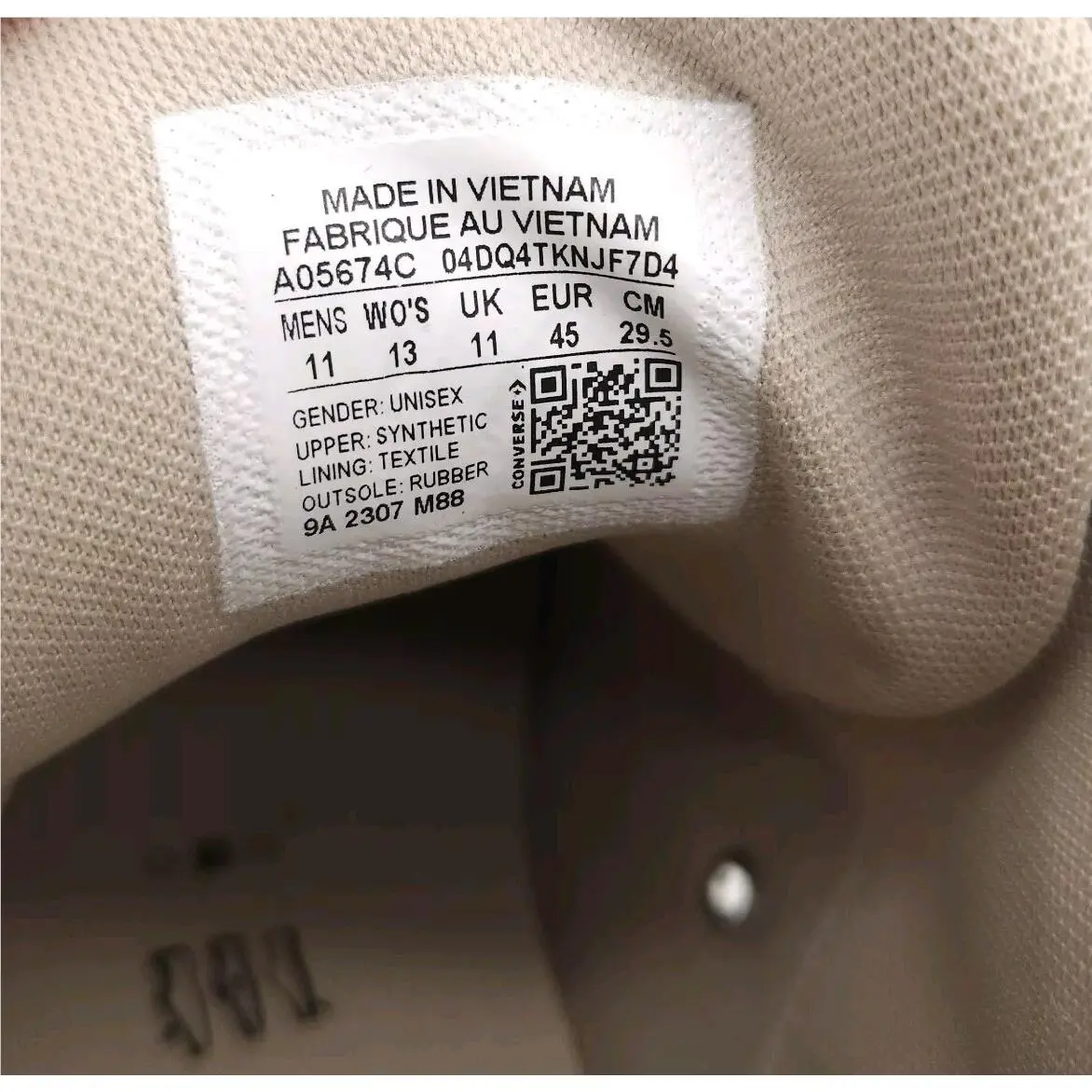 Converse shoes - Converse Chuck Taylor Malden Street Mid - A05674C - Beige (UPC: 194434561111) 7