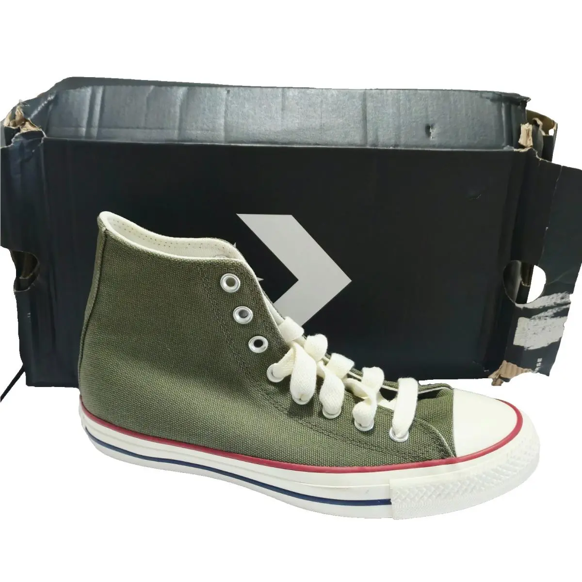 Women`s Chuck Taylor All Star High Top Sneakers Utility Moss Green Sz 9 by Converse