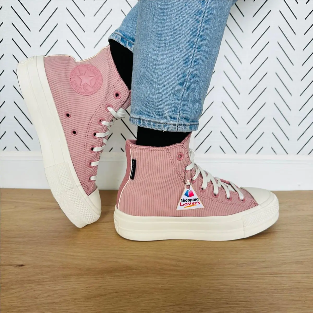 Chuck Taylor All Star Lift 7.5 Women`s Shoes Water Repellent A06148C by Converse