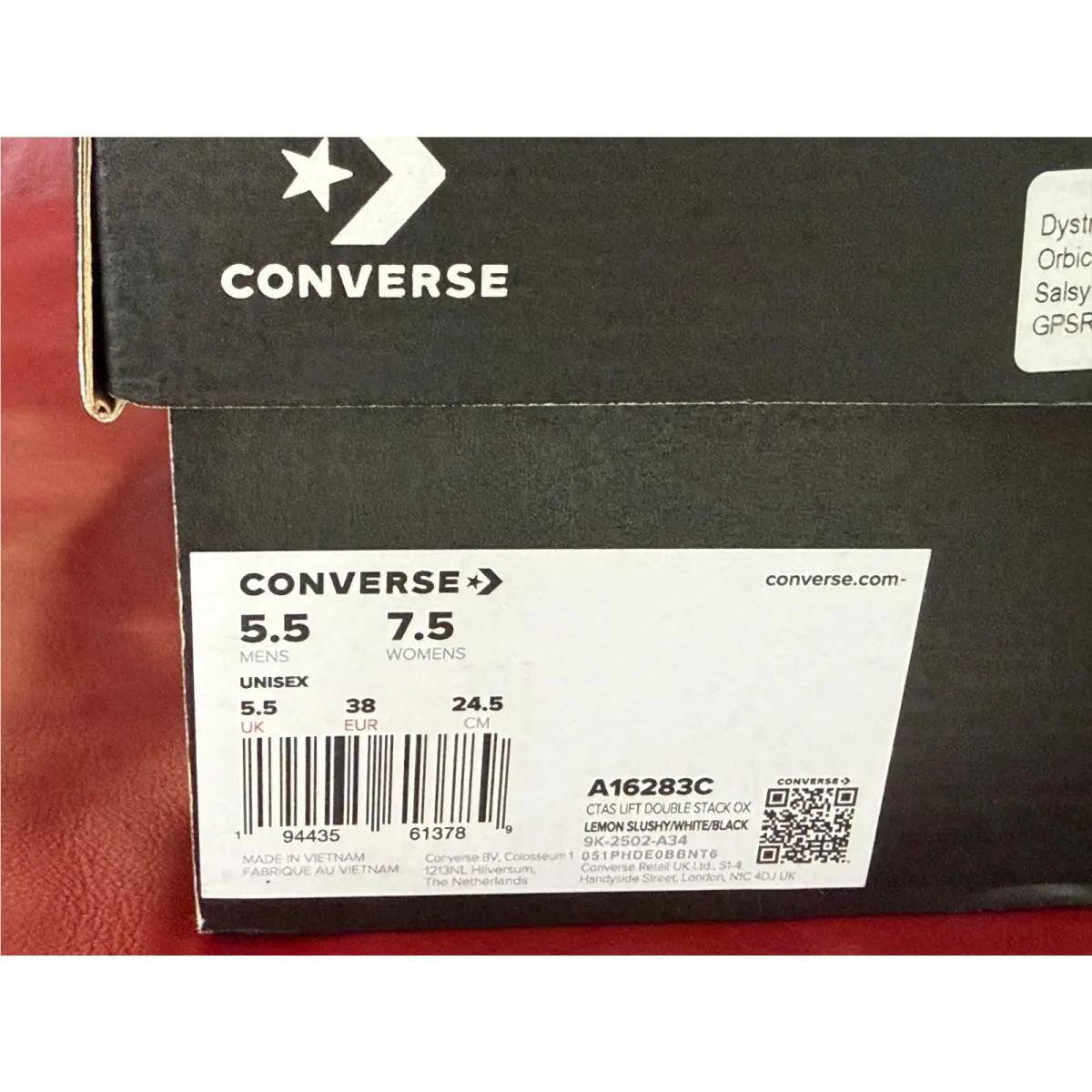 Converse shoes - Converse Chuck Taylor All Star Lift - A16283C - Lemon Slushy 7