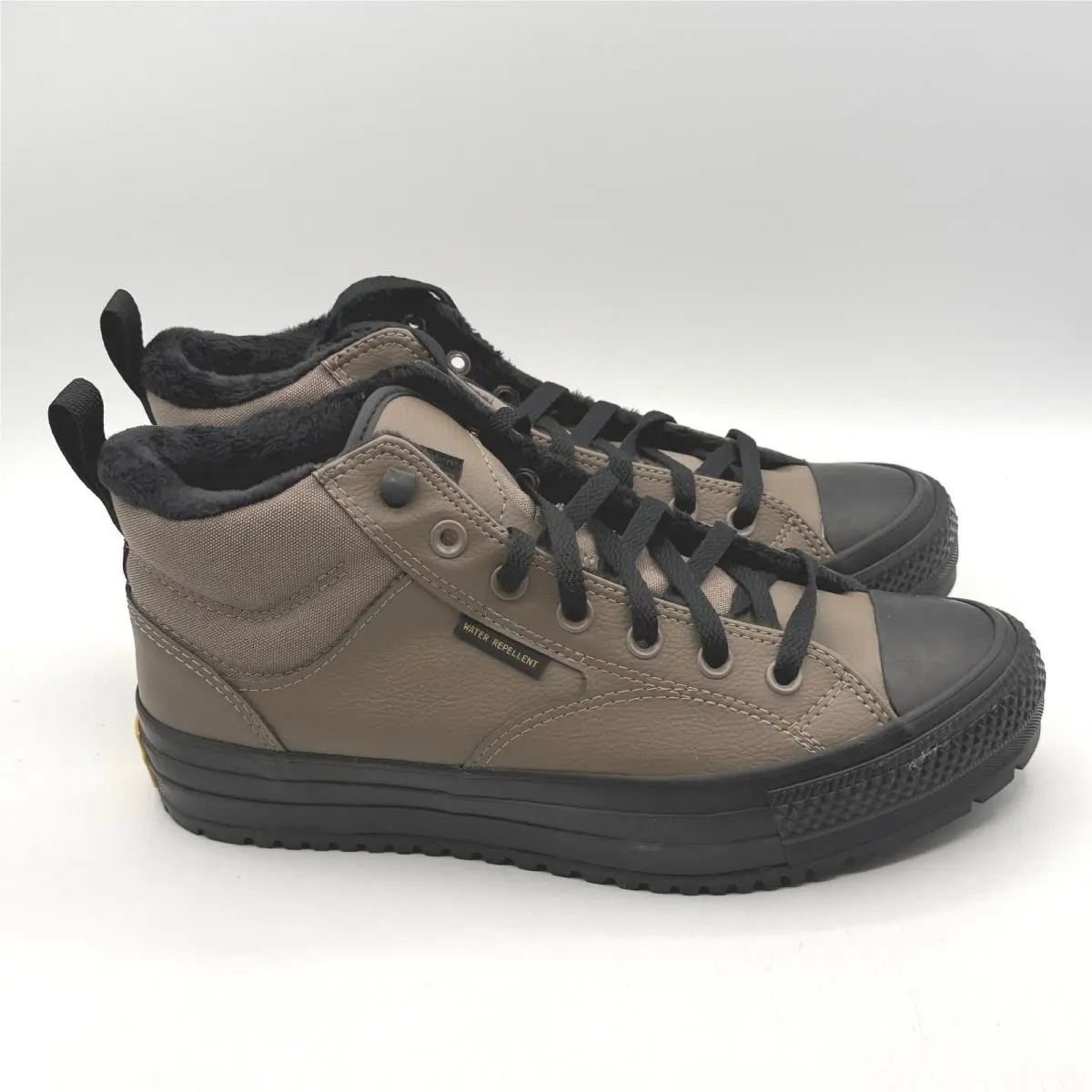 Ctas Malden Street Boot Shoes Men Size 9 Taupe Black Winter A14619C by Converse