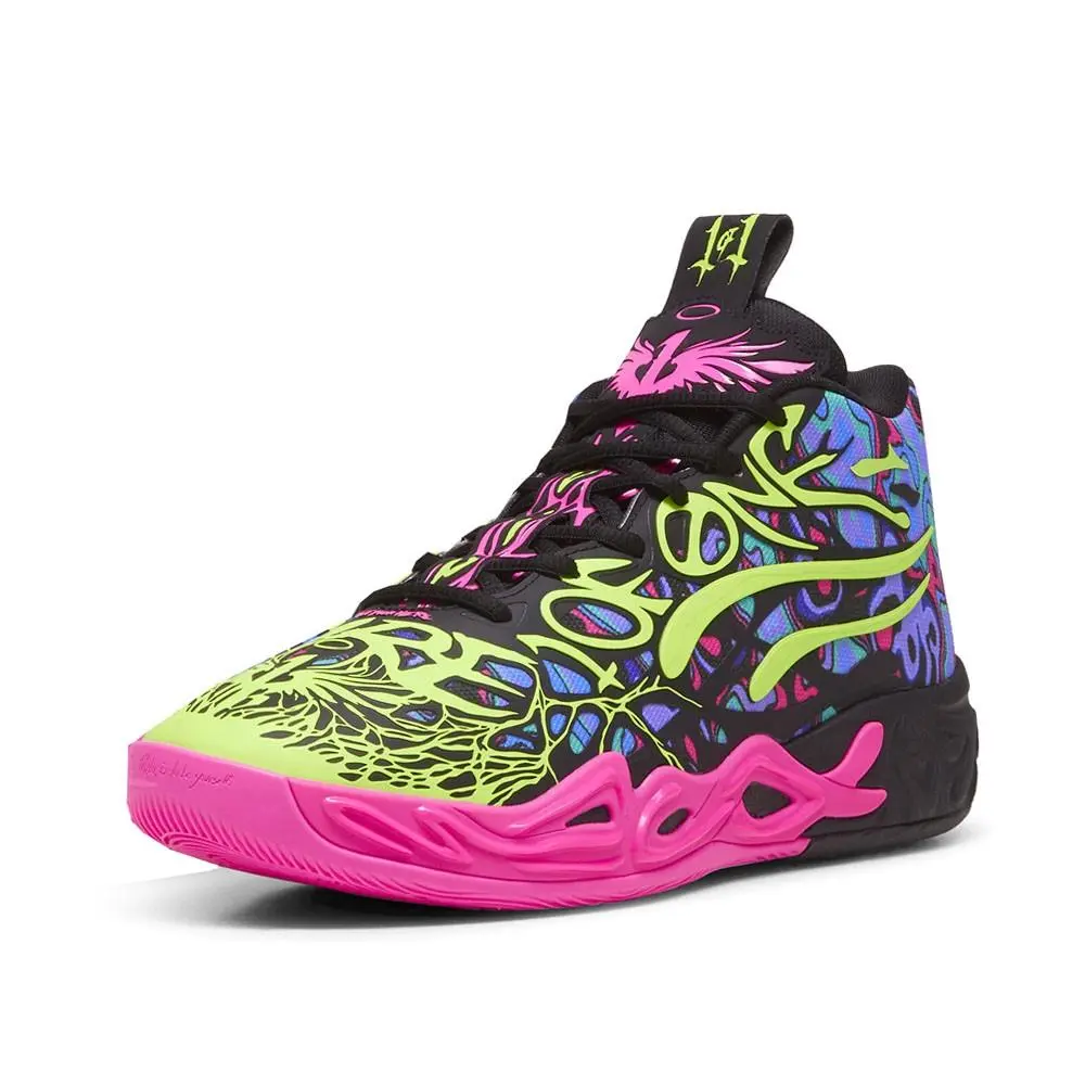 Puma shoes - PUMA  X Lamelo Ball Mb.04 Heem Basketball - 31083701 - Green, Pink (UPC: 197670234566) 0