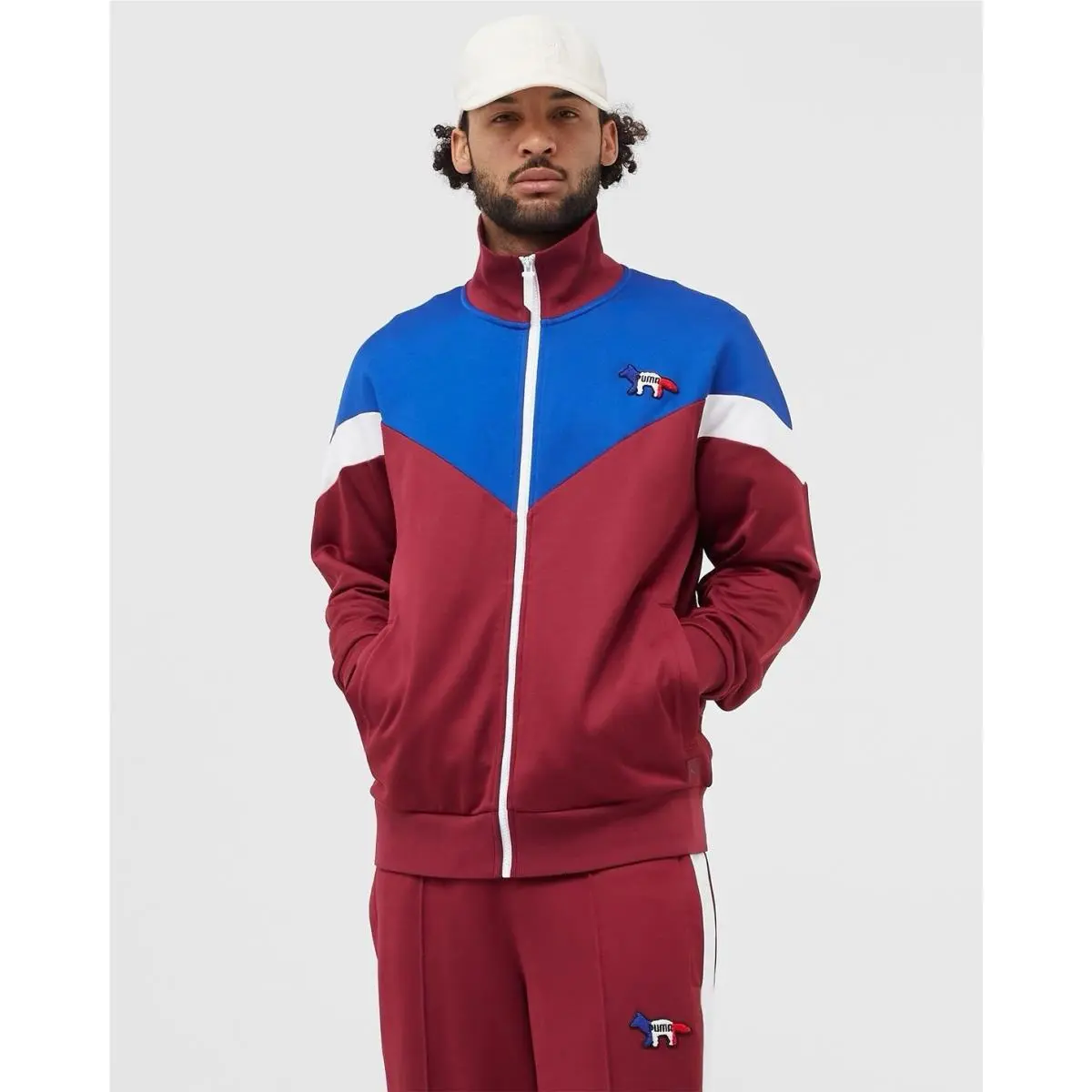 x Maison Kitsune Mens Track Jacket Size S by Puma