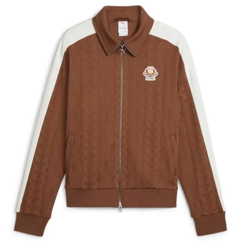 X Palomo T7 Tracksuit `teak` Brown Casual Athletic Outerwear Mens XL Lounge by Puma