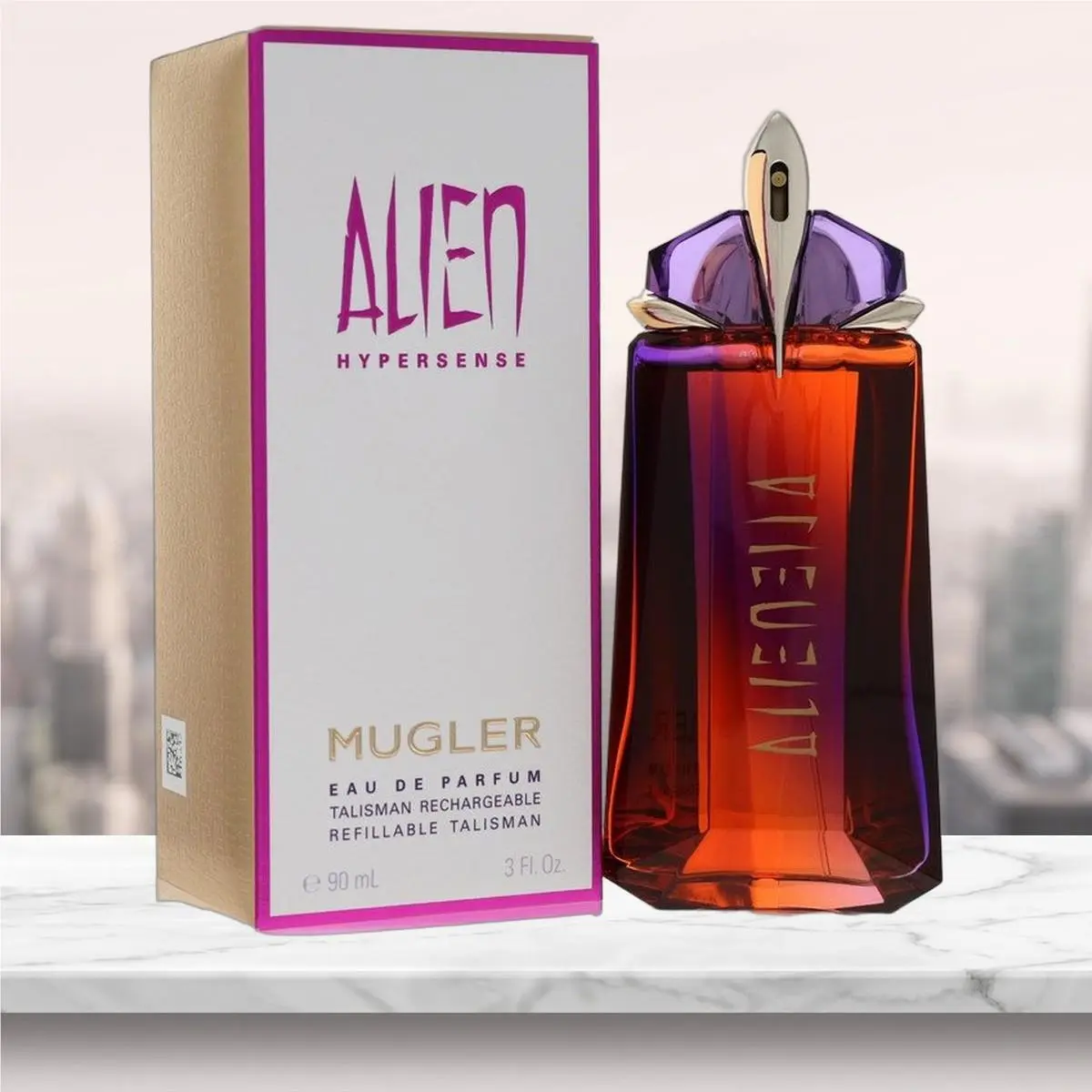 Alien Hypersense Eau De Parfum Spray Refillable By Thierry Mugler - 3 oz