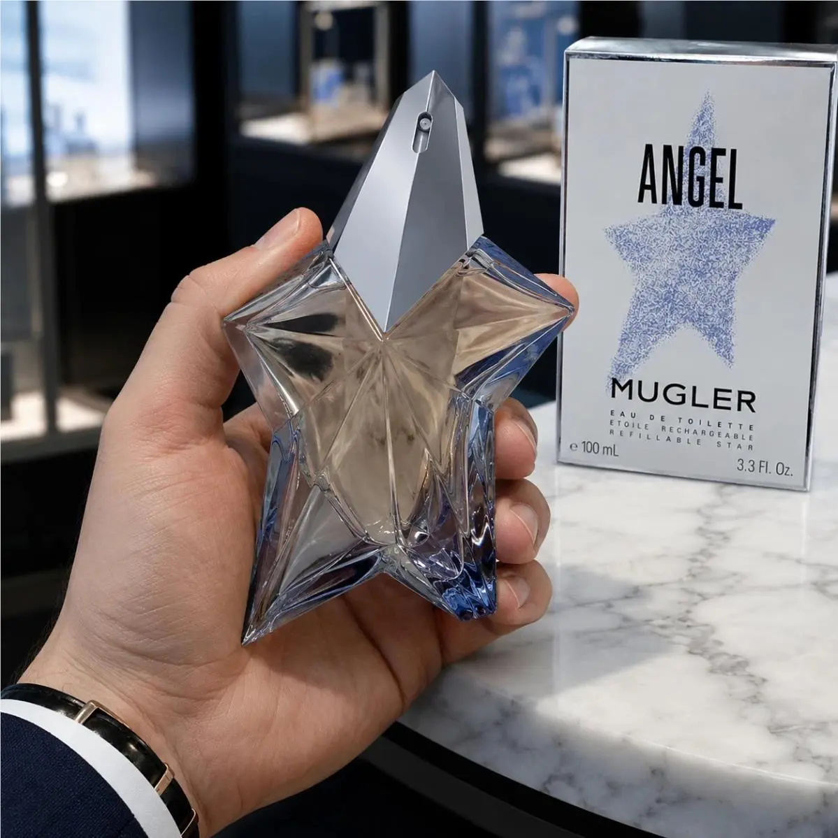Angel  Eau De Toilette Refillable Star 3.3 Fl. 100 mL by Mugler