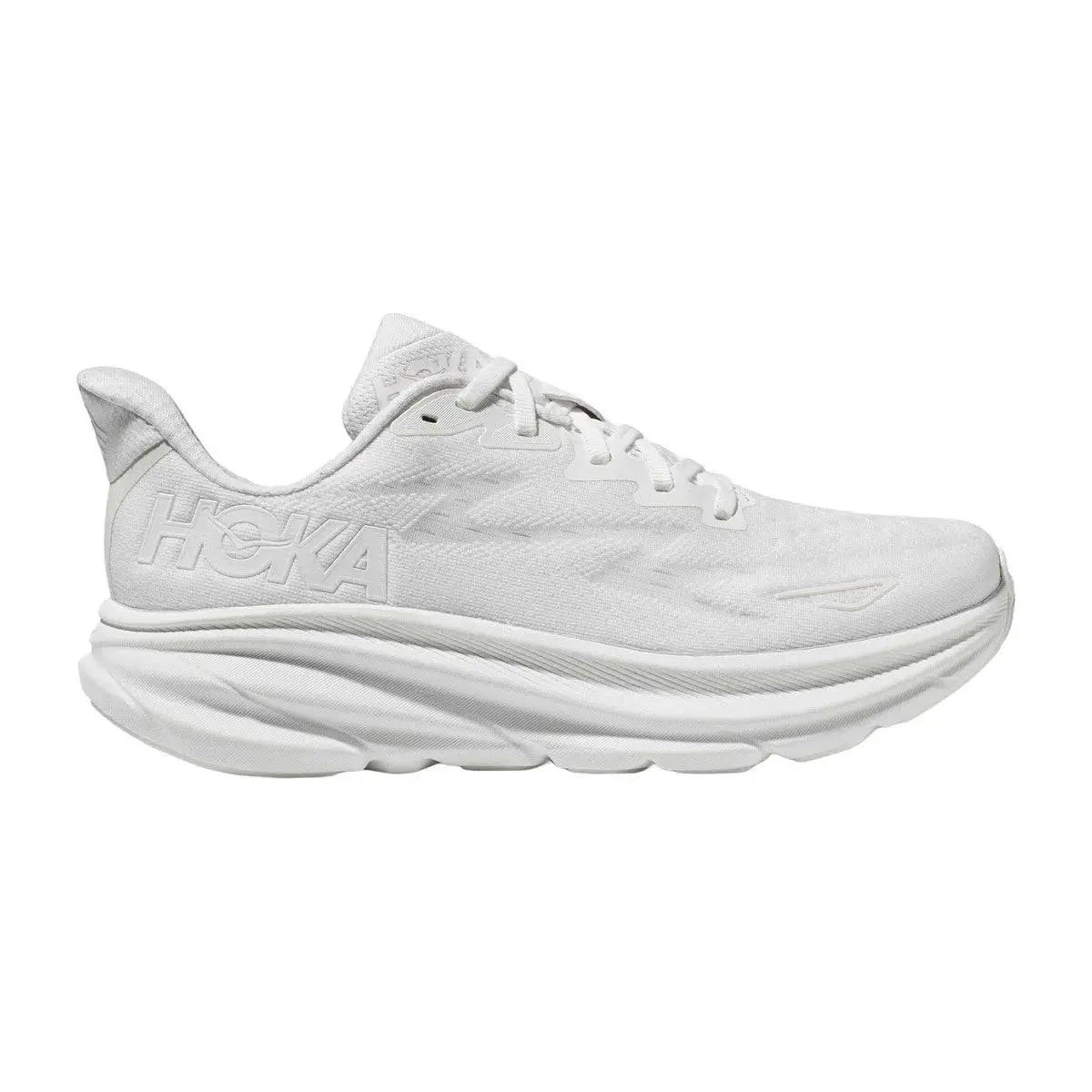 Hoka shoes - Clifton 9 Wide - Clifton Wide - 1132211-WWH - White 0
