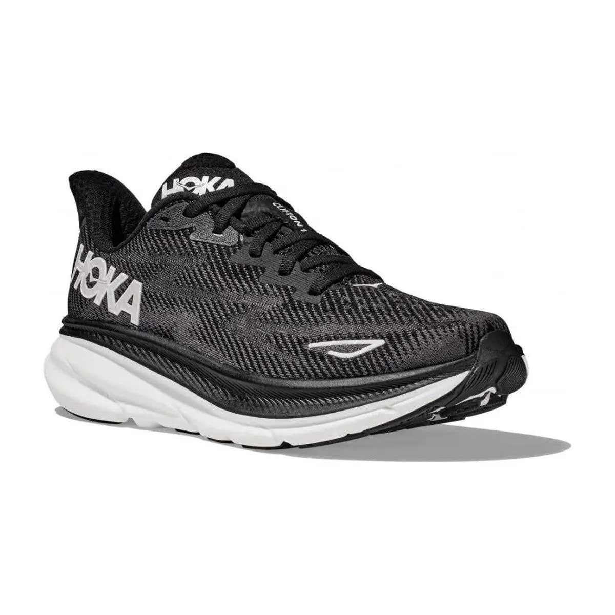 Hoka shoes - Clifton 9 Black - Clifton Black - 1127896-BWHT - Black 1