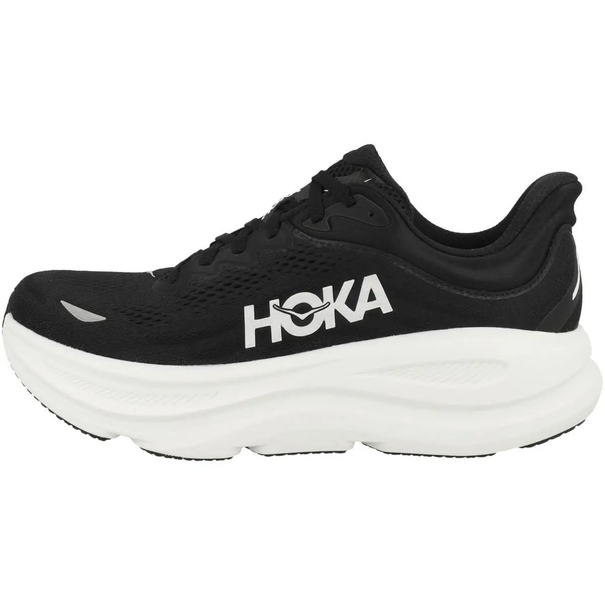 Hoka Men`s Bondi 9 Black/white All Sizes