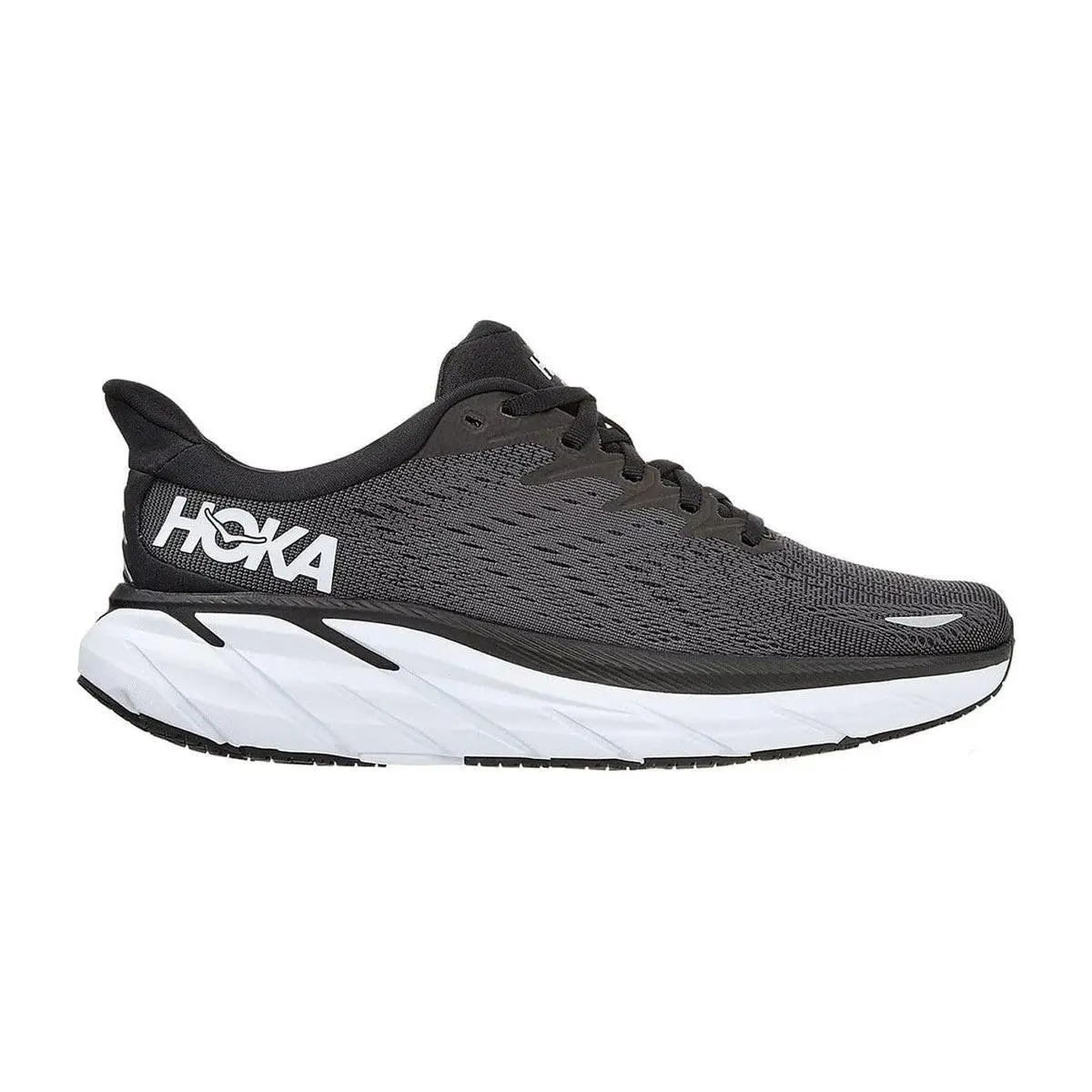 Hoka shoes - Clifton 8 Wide - Clifton Wide - 1121375-BWHT - Black 0