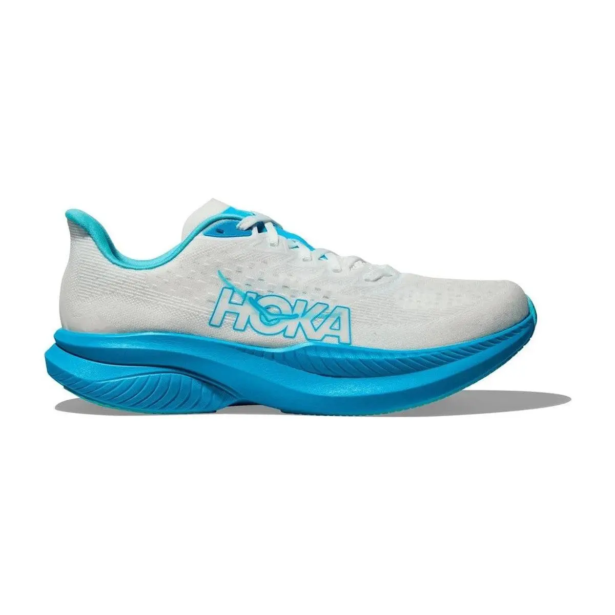 Hoka Men`s Mach 6 White/skyward Blue 1147790-WKY