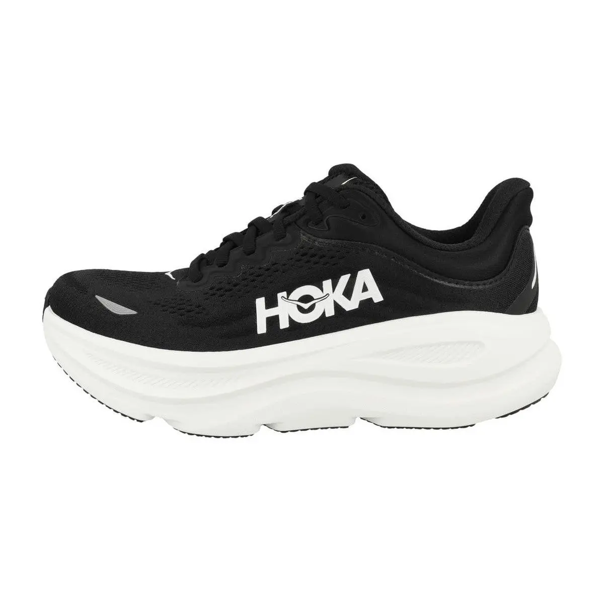 Hoka Women`s Bondi 9 Black/white 1162012-BWHT