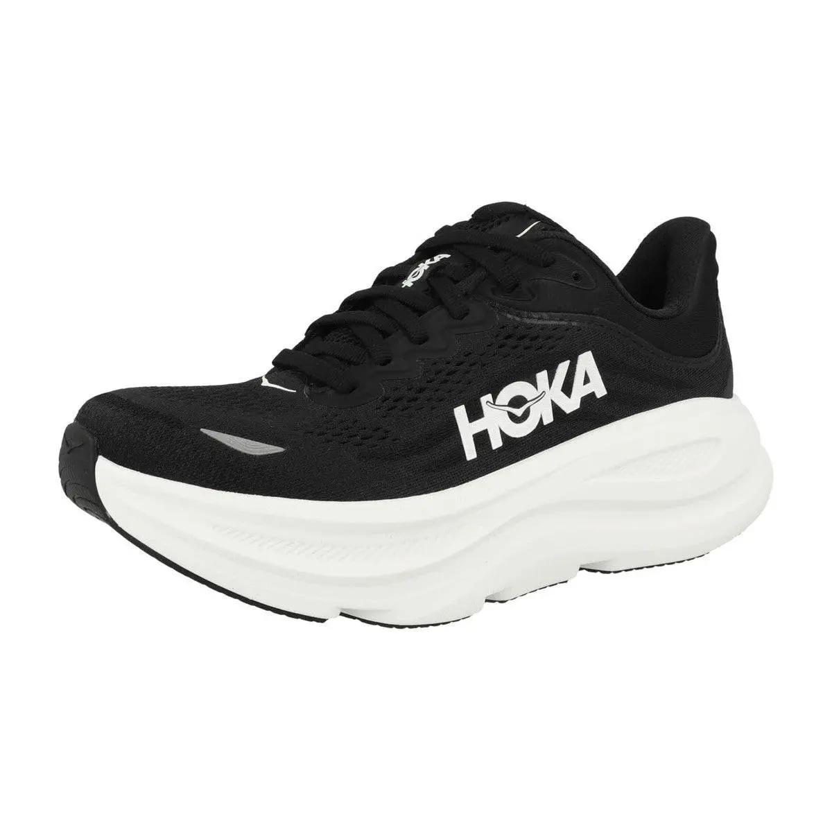 Hoka shoes - Bondi 9 Black - Bondi Black - 1162012-BWHT - Black 1