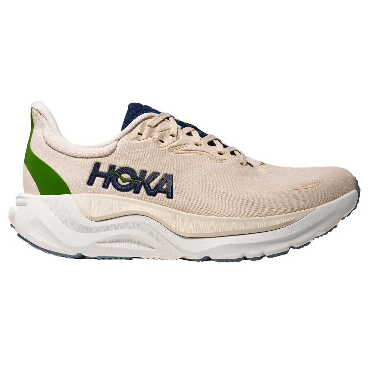 Hoka One One Arahi 8 1168690-ALBST Sneakers Men`s Beige Running Shoes LIQ1507