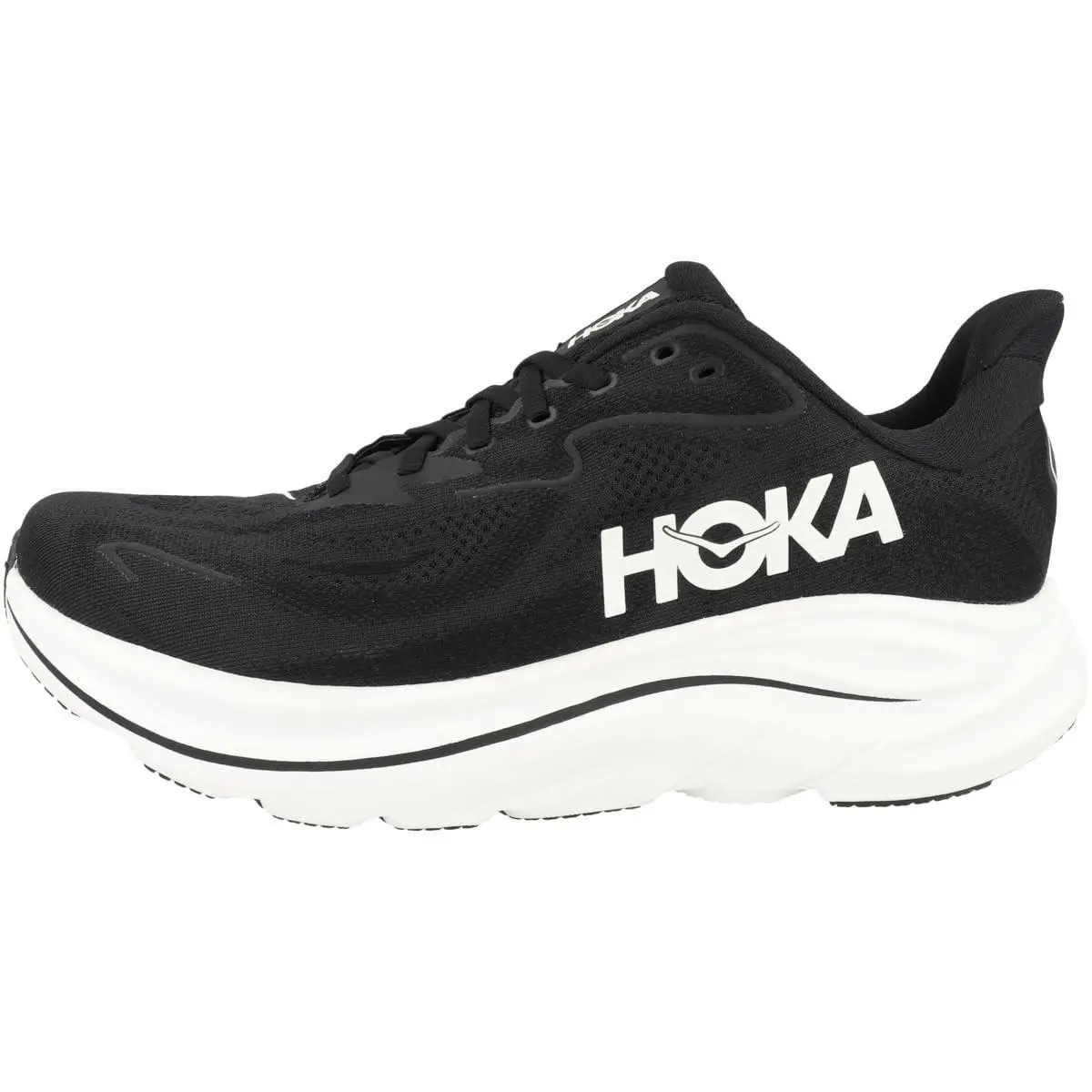 Hoka Men`s Clifton 10 Black/white All Sizes