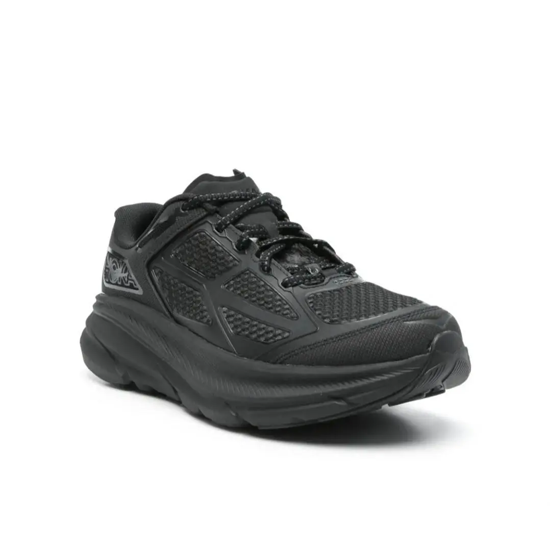 Hoka U Clifton ONE9 LS Black Nine Iron Sneakers 1155370 Bbnb Mens 5.5 W 6.5