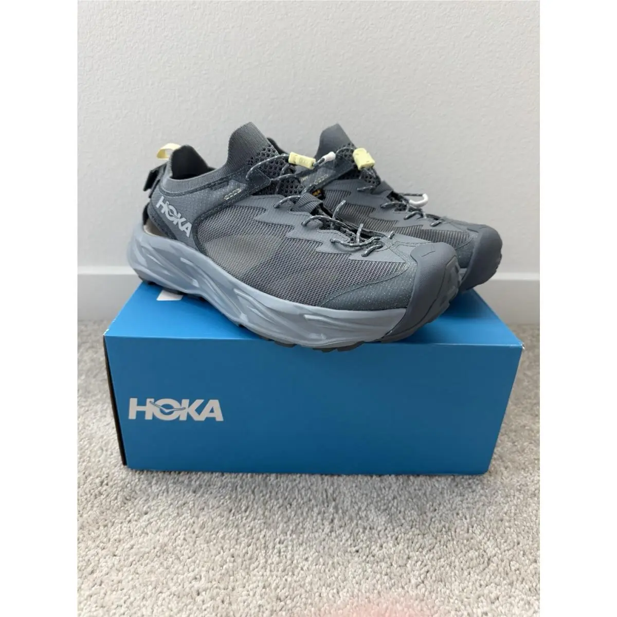 Hoka Hopara 2 Men`s Fashion Shoes Sneakers 1147650-SWSH Size 10