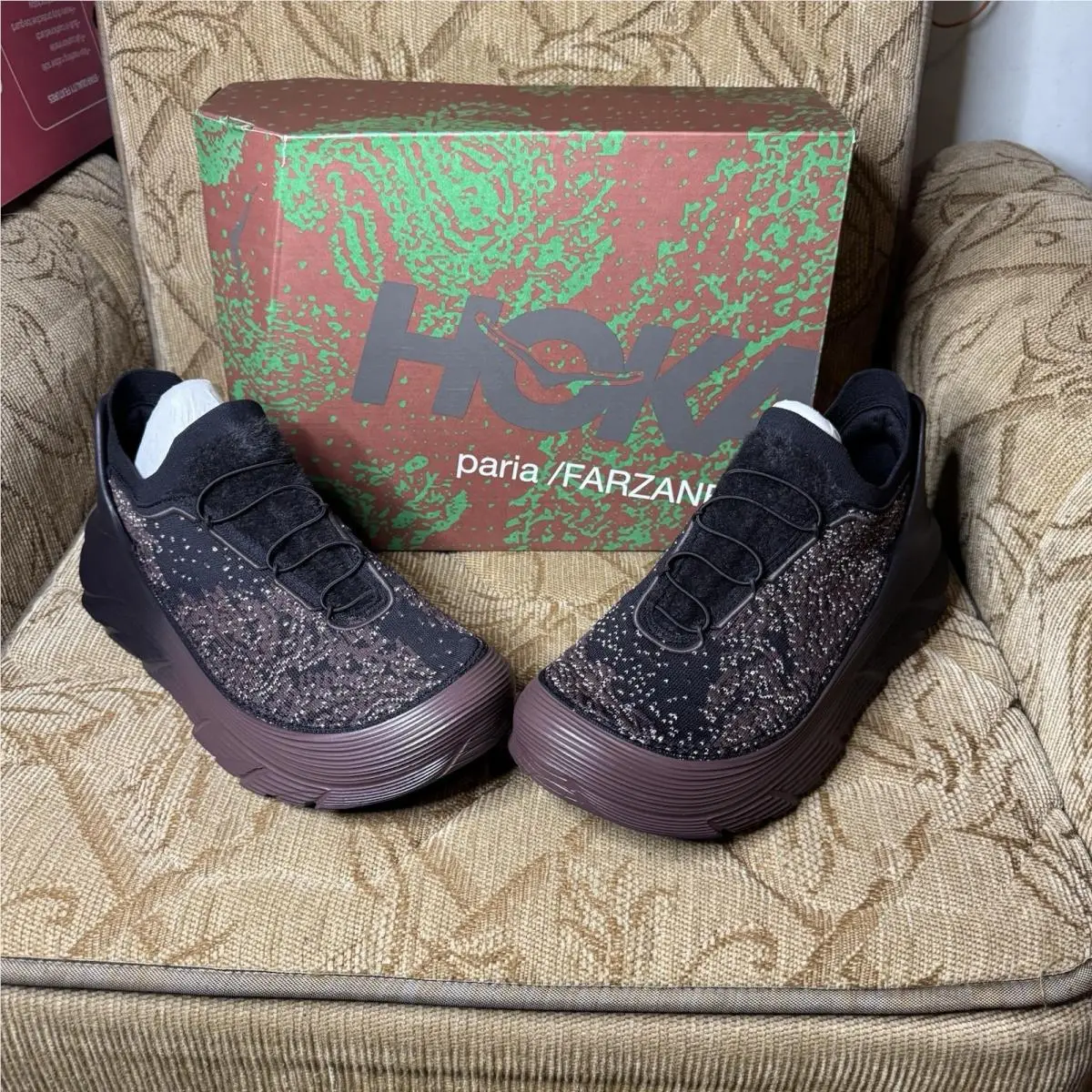 Hoka One One X Paria Farzaneh Restore Chukka Brown Men’s Size 13
