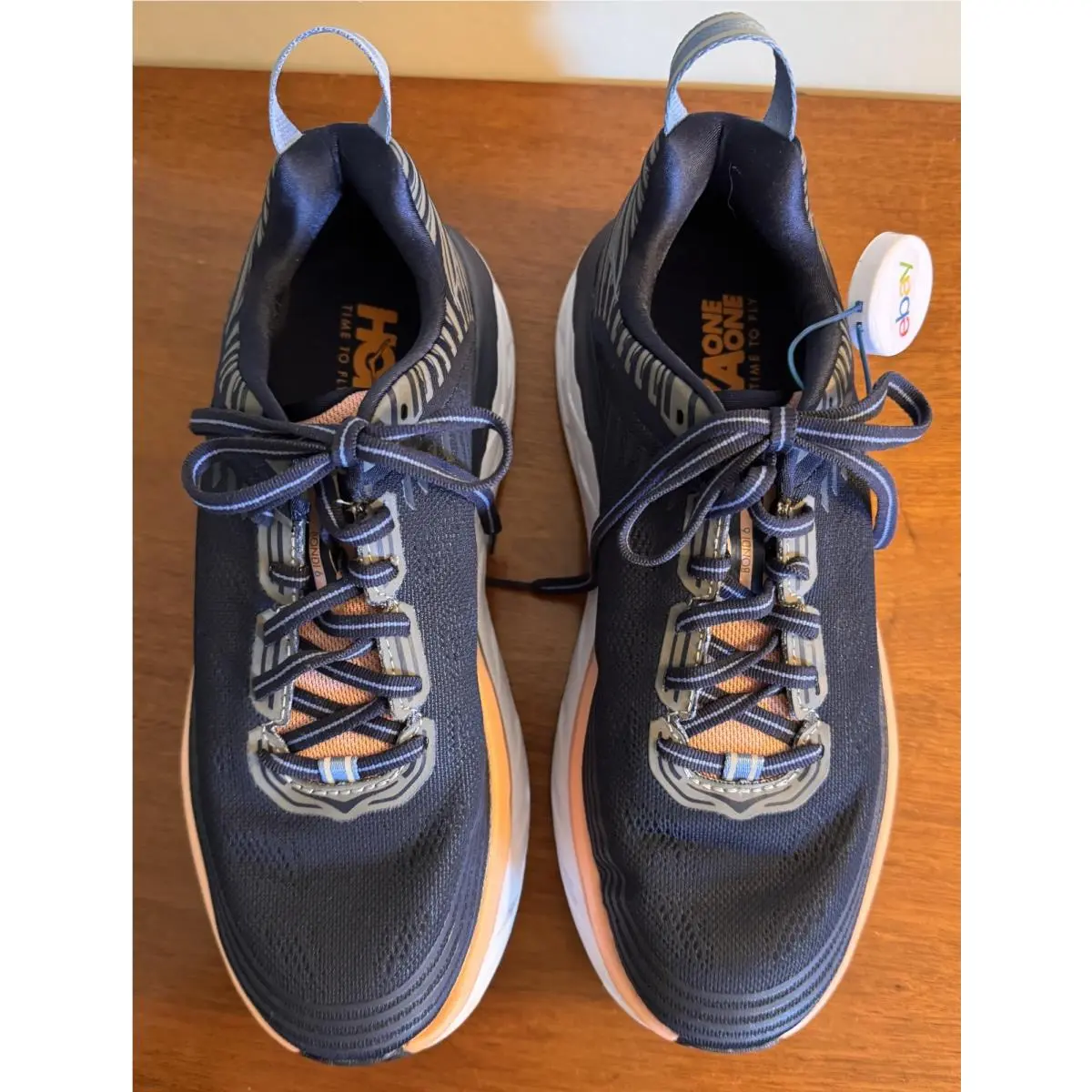 Hoka shoes - Hoka One One Bondi 6 - 1019270/MDP - Mood Indigo/Dusty Pink (UPC: 192410075577) 5