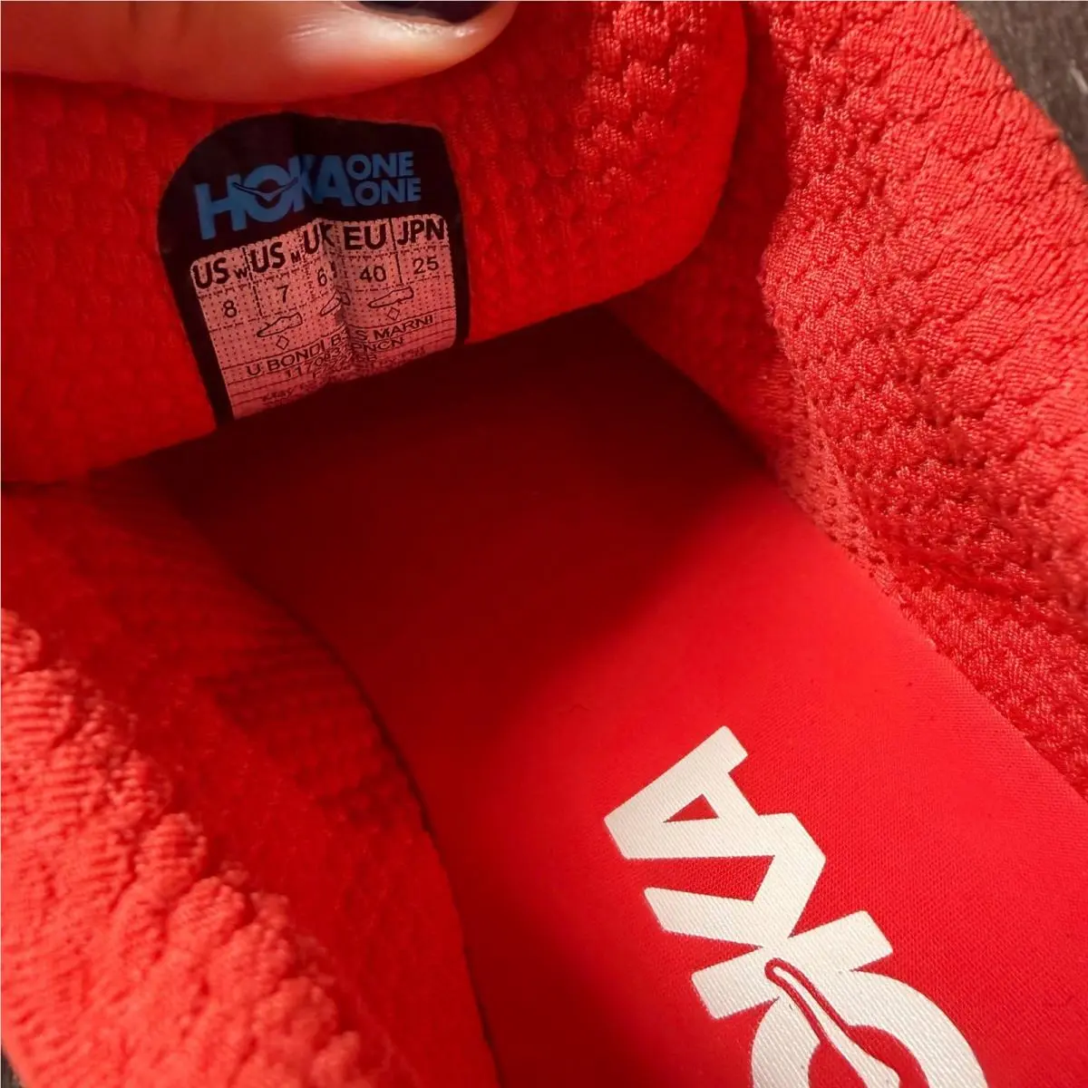 Hoka shoes - Bondi B3 - Bondi - Red 3