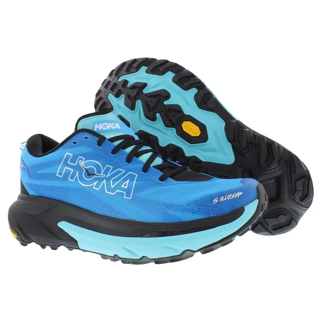 Hoka Mafate 5 Mens Shoes Size 13 Color: Skyward Blue/black