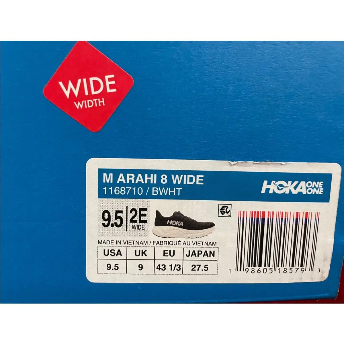 Hoka shoes - Hoka One One Arahi 8 - 1168710 BWHT - Black 5