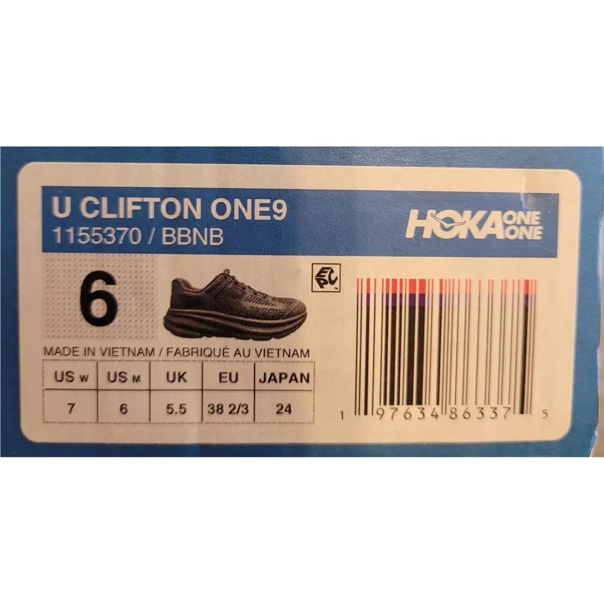 Hoka shoes - 1155370 / BBNB - BBNB - Black 5