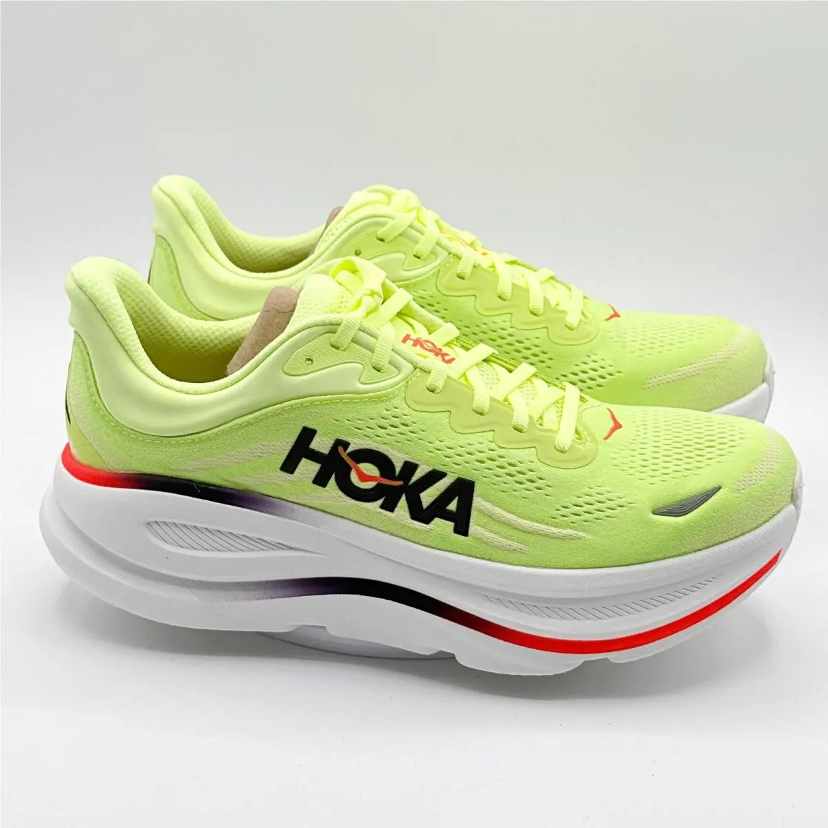 Hoka Bondi 9 Neon Yuzi Sunlight / Size 10.5 Mens Nyzs