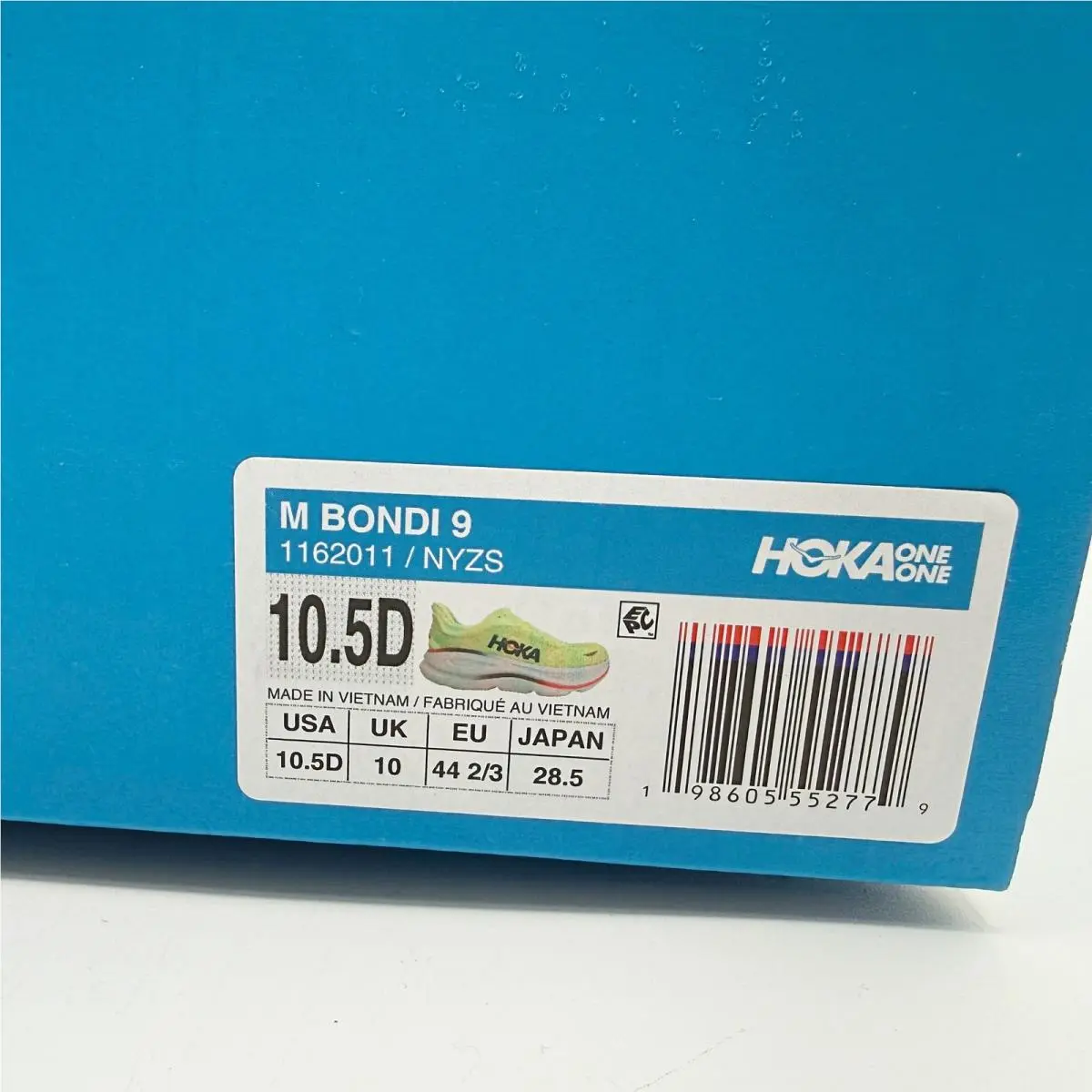 Hoka shoes - Hoka Bondi 9 - Bondi - 1162011 NYZS - Yellow (UPC: 198605552779) 8