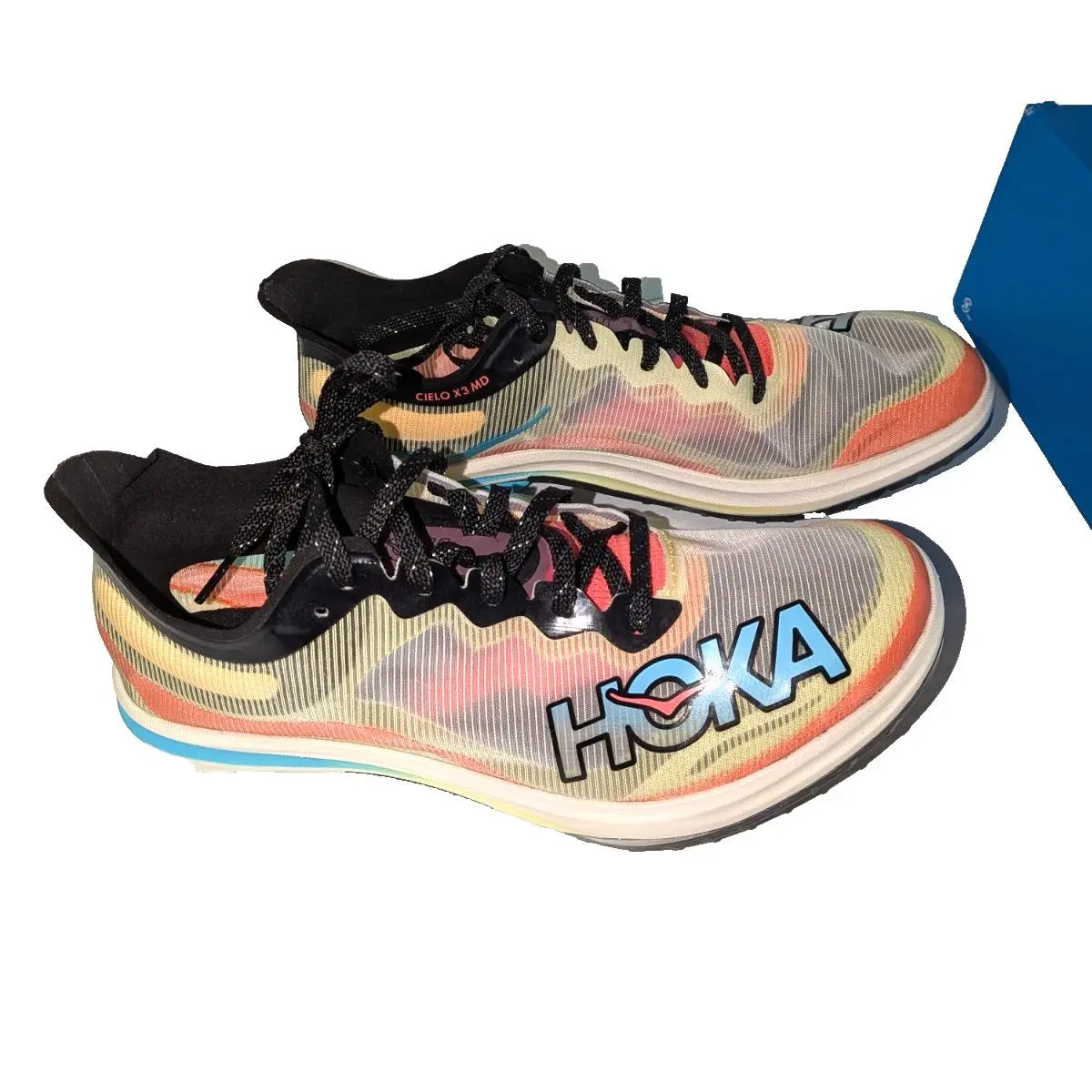 Hoka U Cielo X 3 MD Track and Field Shoes Mens Size 9 Spikes Middle Distance