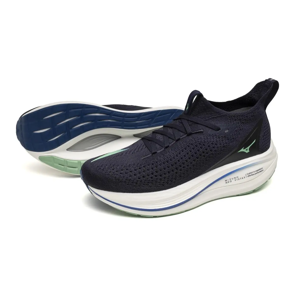 Mizuno shoes - 411539 - 411539 - baritone blue frozen emerald 2