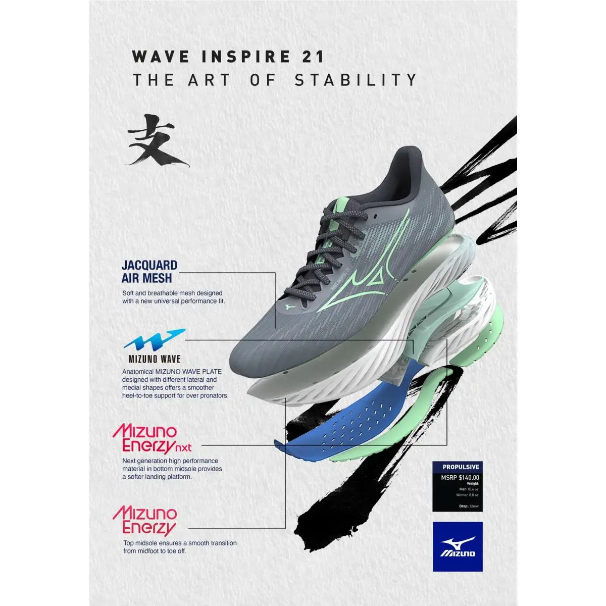 Mizuno shoes - 411492 - 4114929T4S171200 - tradewinds neo mint 14