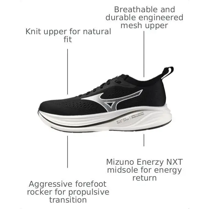 Mizuno shoes - 411559 271 r - 411559271R171100 - black white 5