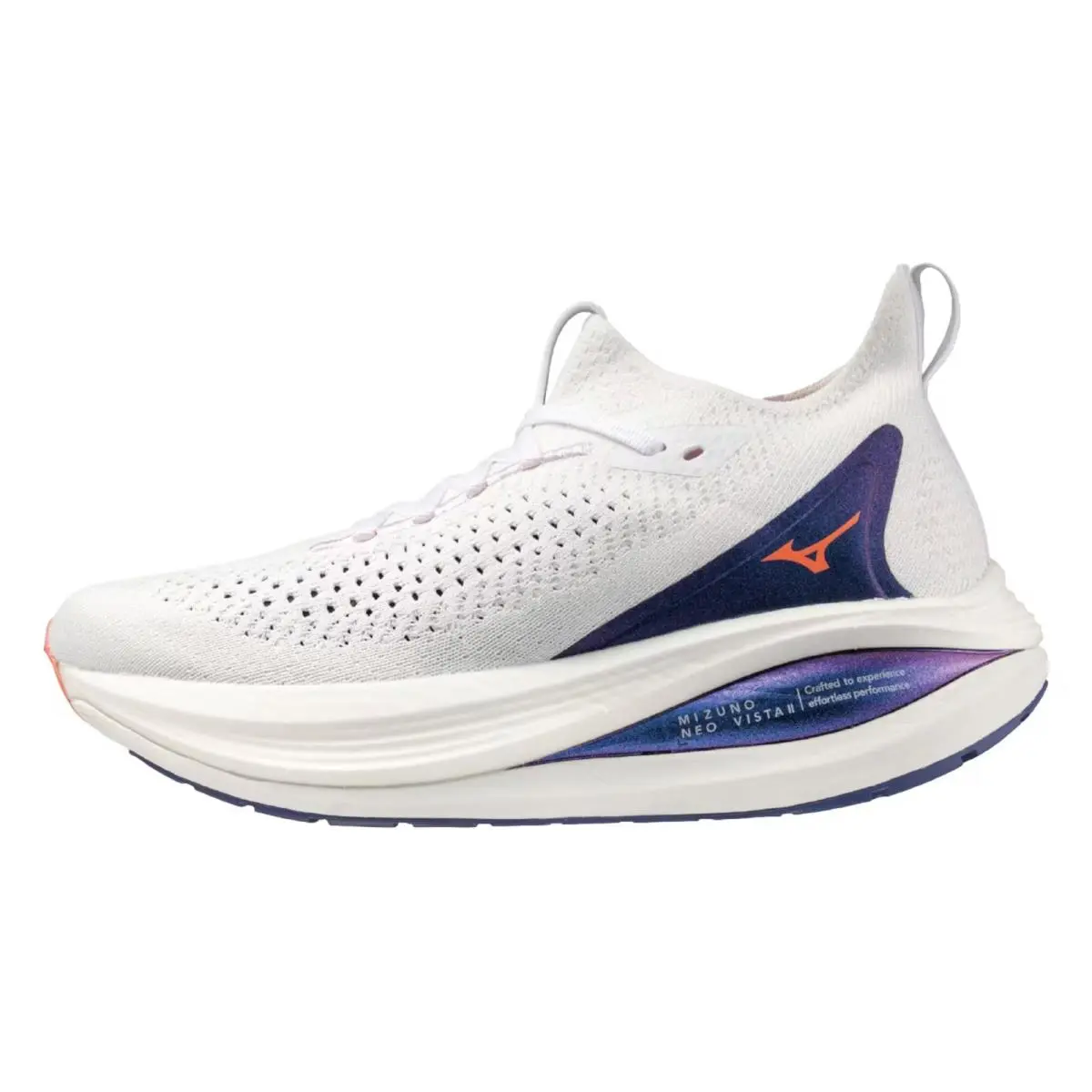 Mizuno Neo Vista 2 White / Striking Coral - Iris Blue J1GD253421 Women`s Size