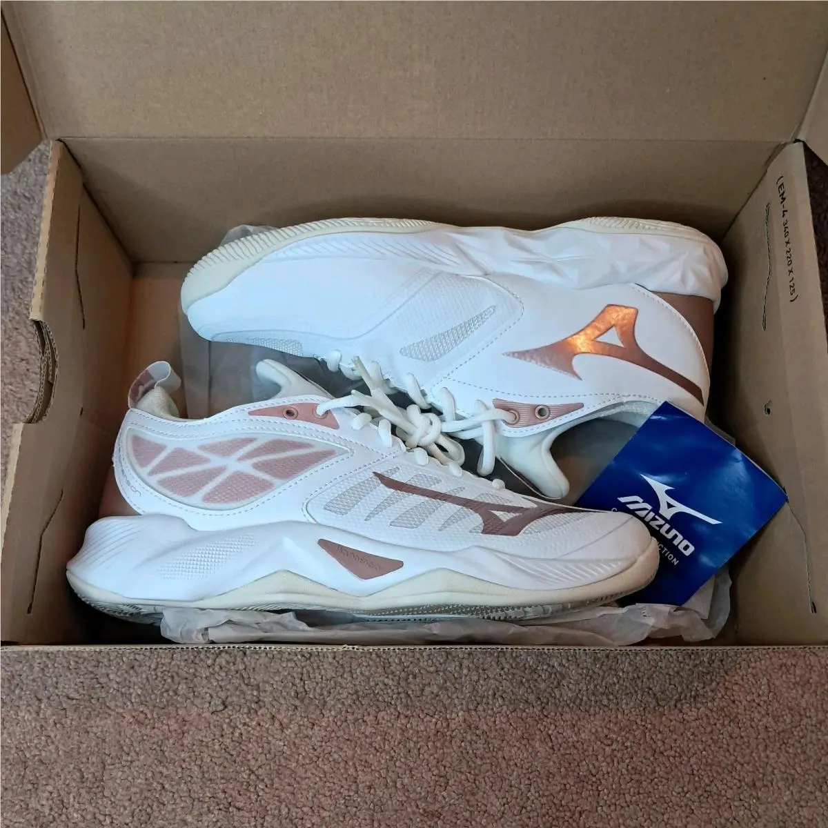 Mizuno shoes - Mizuno Wave Dimension - Wave Dimension - 430314007E - White (UPC: 889961571428) 10