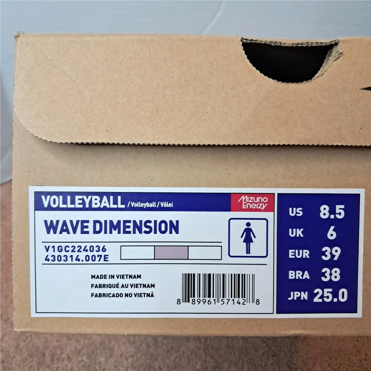 Mizuno shoes - Mizuno Wave Dimension - Wave Dimension - 430314007E - White (UPC: 889961571428) 11