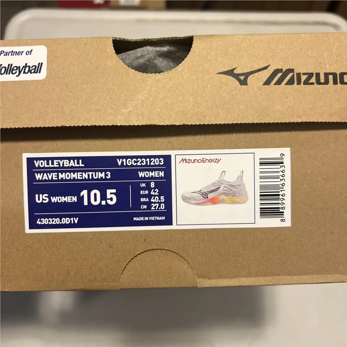 Mizuno shoes - MIZUNO WAVE MOMENTUM 3 - WAVE MOMENTUM - White 7